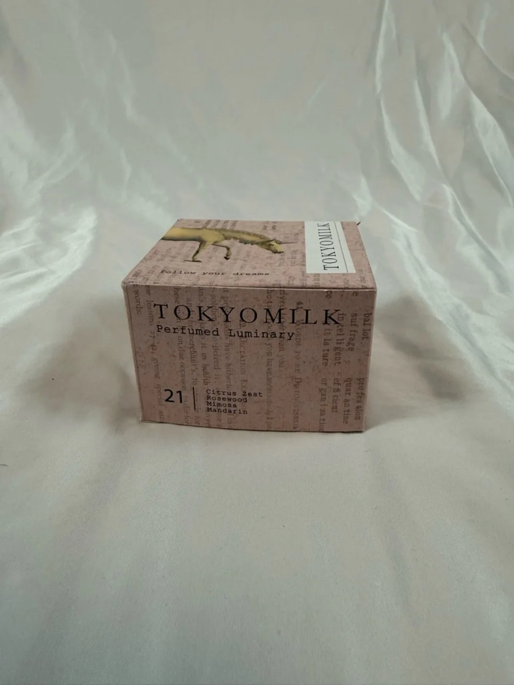 Tokyomilk Follow‎ Your Dreams Perfumed Luminary Candle 6oz Tokyo Milk